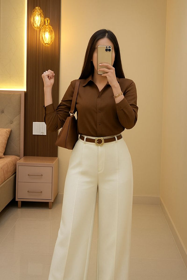 Calça Social Branca